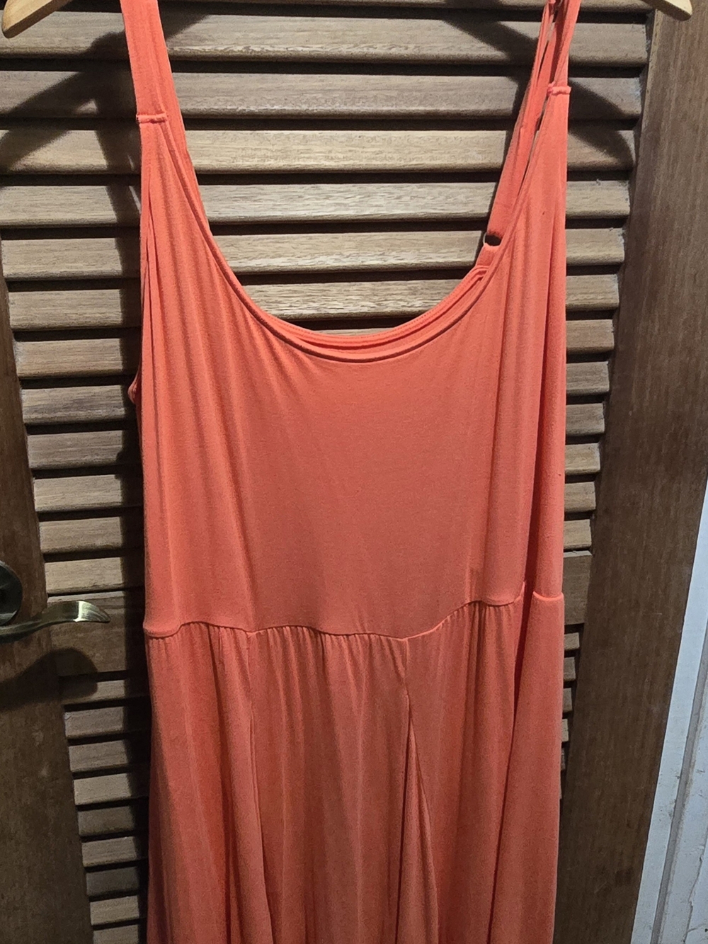 Ava & Viv Coral Sleeveless Maxi Dress